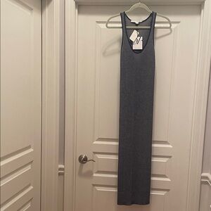 Diane Von Furstenberg Navy fitted Maxi Dress‎
